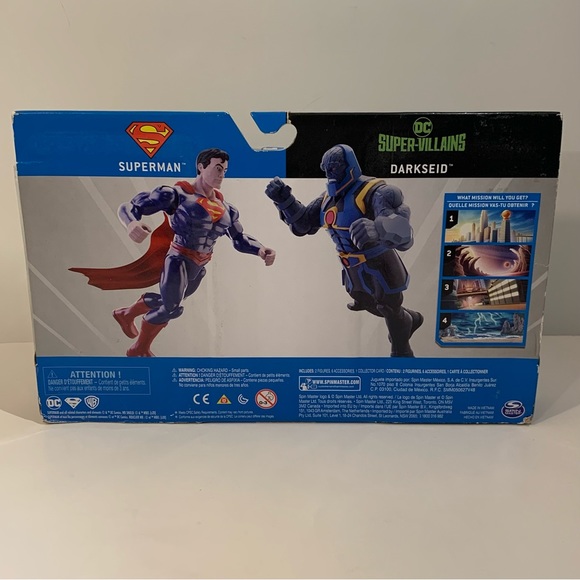 🦸♂️ DC HEROES UNITE SUPERMAN VS DARKSEID 1ST EDITION FIGURE SET - NEW 🦸♂️ - Picture 2 of 8